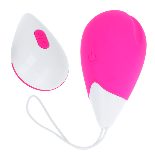 OHMAMA OEUF VIBRANT TEXTURÉ ROSE ET BLANC